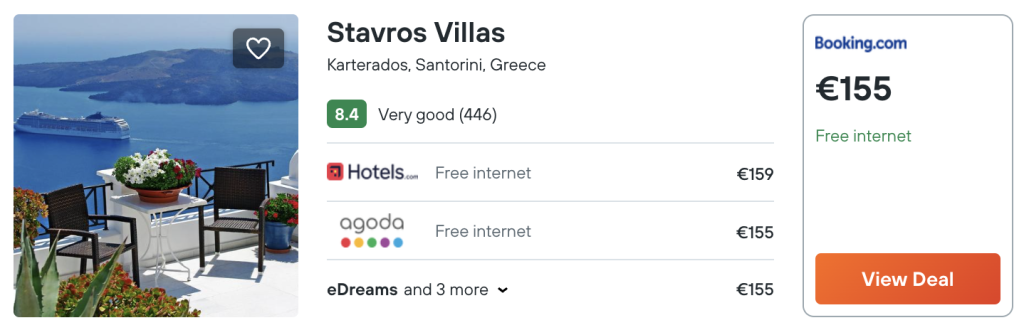 holiday in Santorini