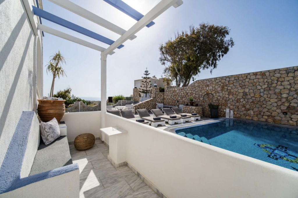 holiday in Santorini