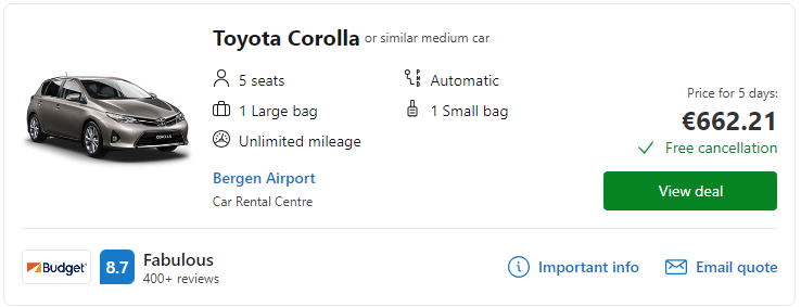 cheap car