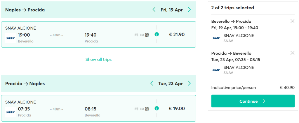 cheap ferry