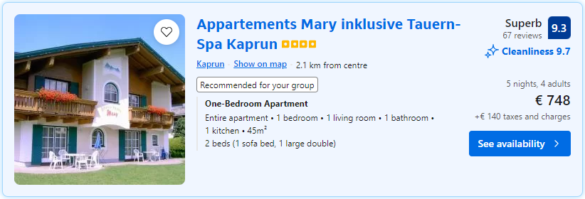 Appartements Mary