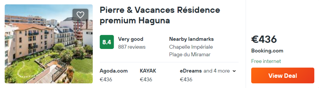 Pierre & Vacances Résidence premium Haguna