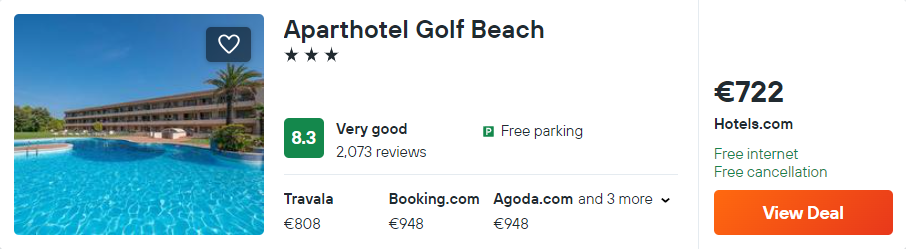 Aparthotel Golf Beach
