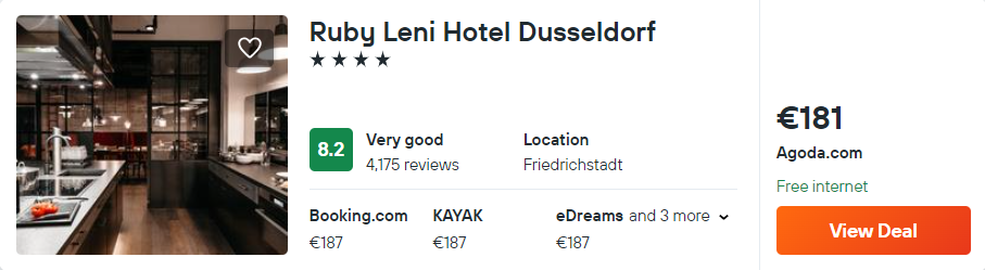 Ruby Leni Hotel Dusseldorf