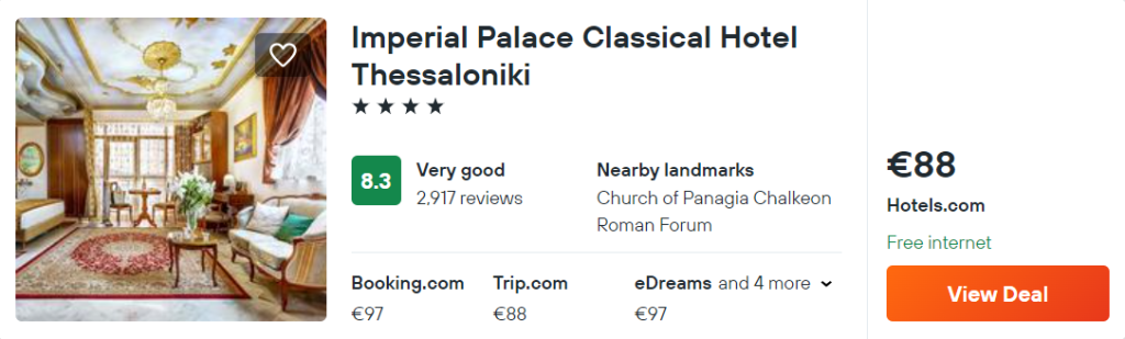 Imperial Palace Classical Hotel Thessaloniki