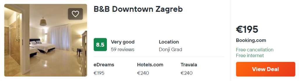 B&B Downtown Zagreb