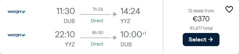 cheap flights to Canada