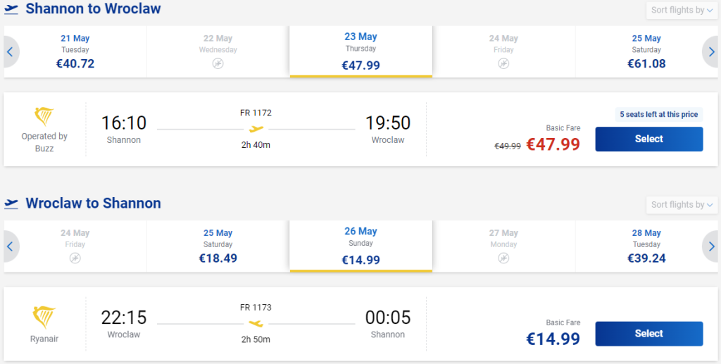cheap flights to Poland