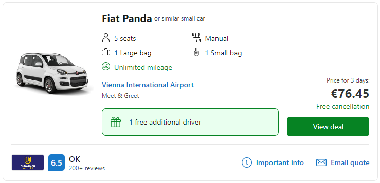cheap car