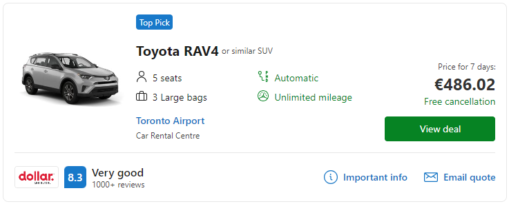 cheap car