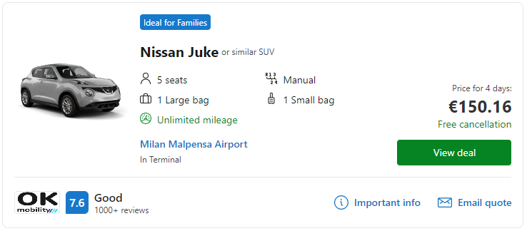 cheap car