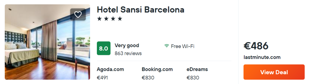 Hotel Sansi Barcelona