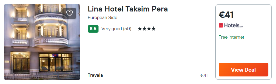 Lina Hotel Taksim Pera