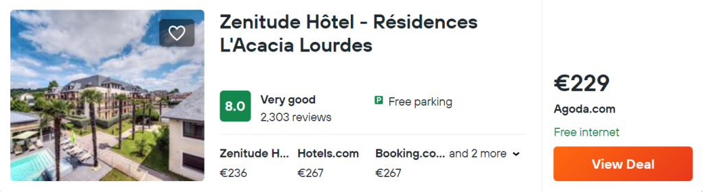 Zenitude Hôtel - Résidences L'Acacia Lourdes