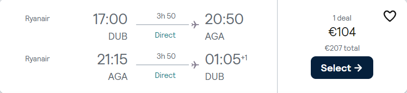 cheap flights to Morocco
