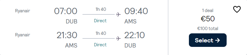 cheap flights to Netherlands