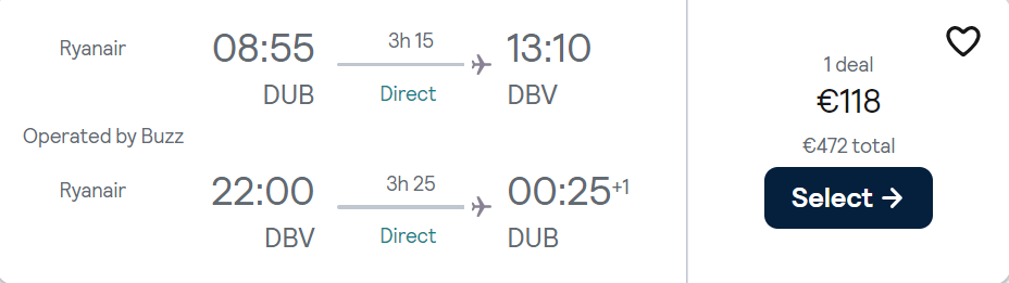 cheap flights to Croatia
