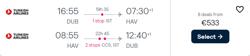 cheap flights to Cuba
