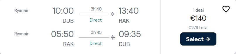 cheap flights to Morocco