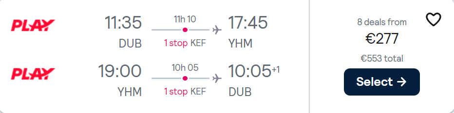 cheap flights to Canada