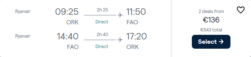 cheap flights to Portugal