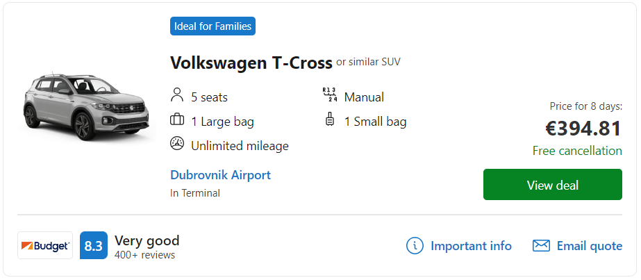 cheap car