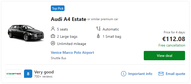 cheap car