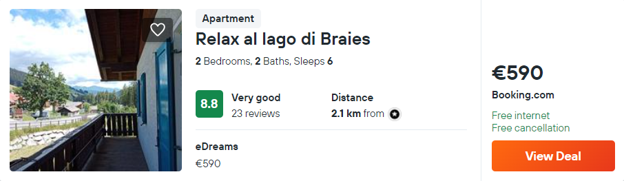 Relax al lago di Braies
