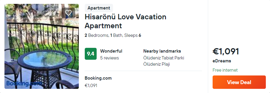 Hisarönü Love Vacation Apartment
