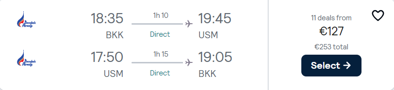 cheap flights to Thailand
