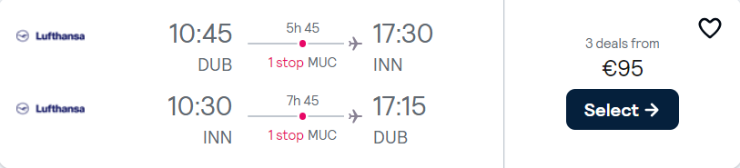 cheap flights to Austria