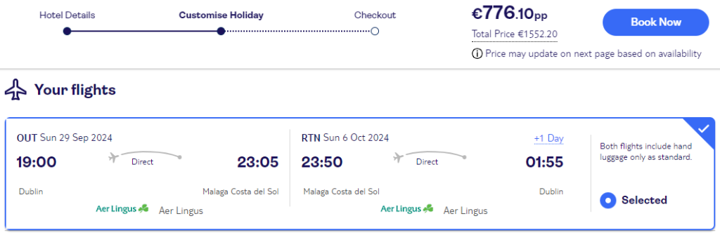 holidays in Spain