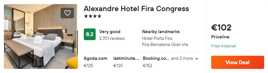 Alexandre Hotel Fira Congress