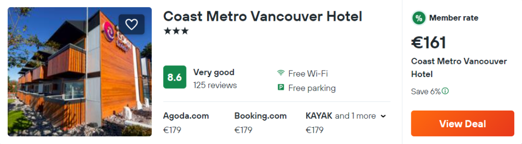 Coast Metro Vancouver Hotel