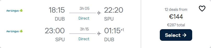 cheap flights to Croatia