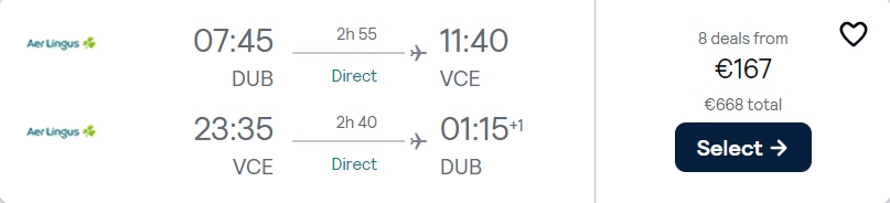cheap flights to Italy