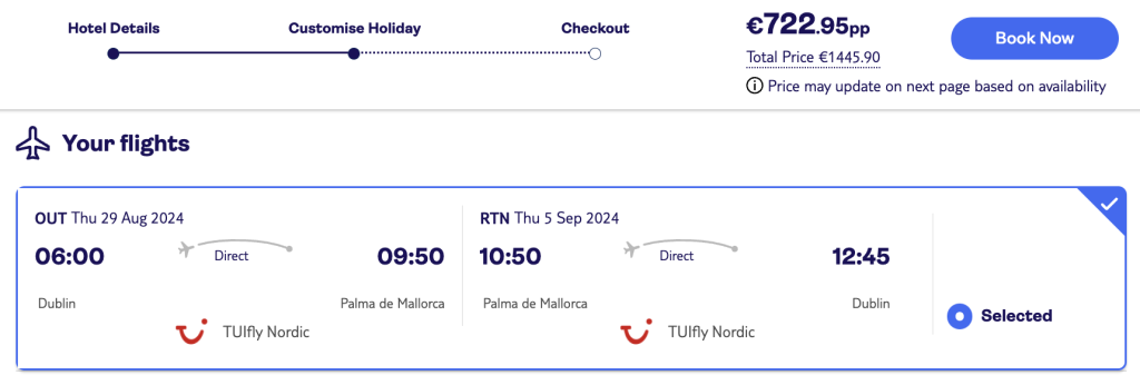 cheap holiday in Majorca