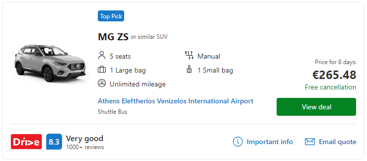 cheap car