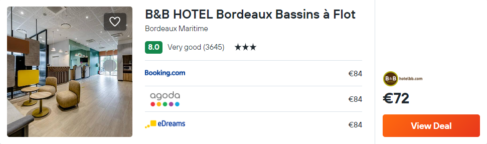 B&B HOTEL Bordeaux Bassins à Flot