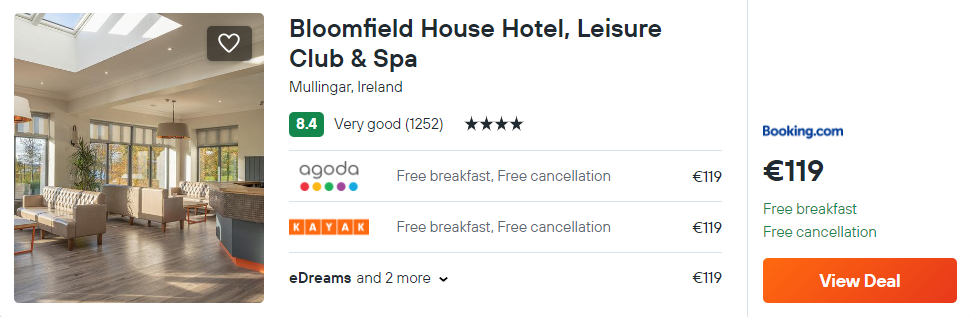 Bloomfield House Hotel, Leisure Club & Spa