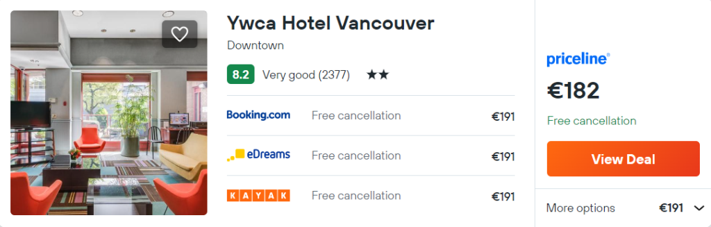 Ywca Hotel Vancouver