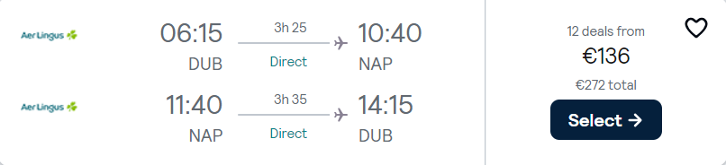 cheap flights to Italy