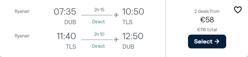 cheap flights to France