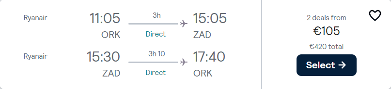 cheap flights to Croatia