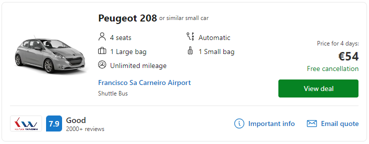 cheap car