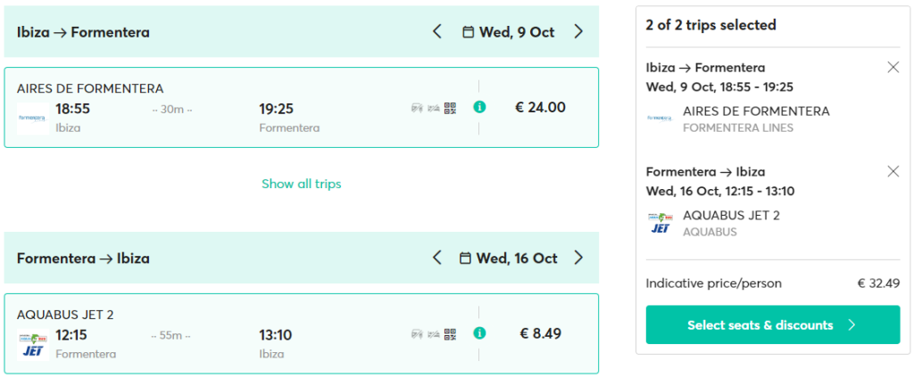 cheap ferry