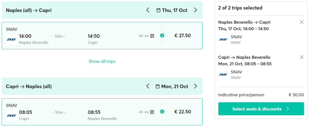 cheap ferry
