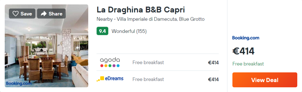 La Draghina B&B Capri