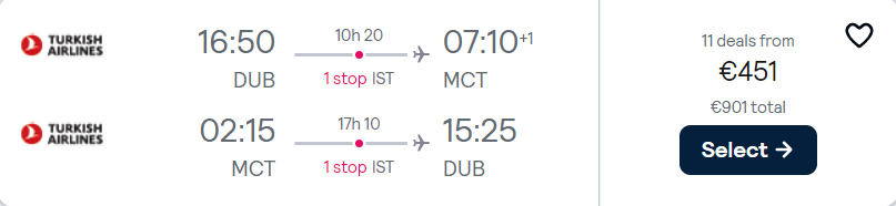 cheap flights to Oman