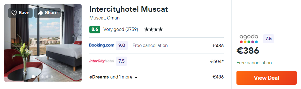 Intercityhotel Muscat